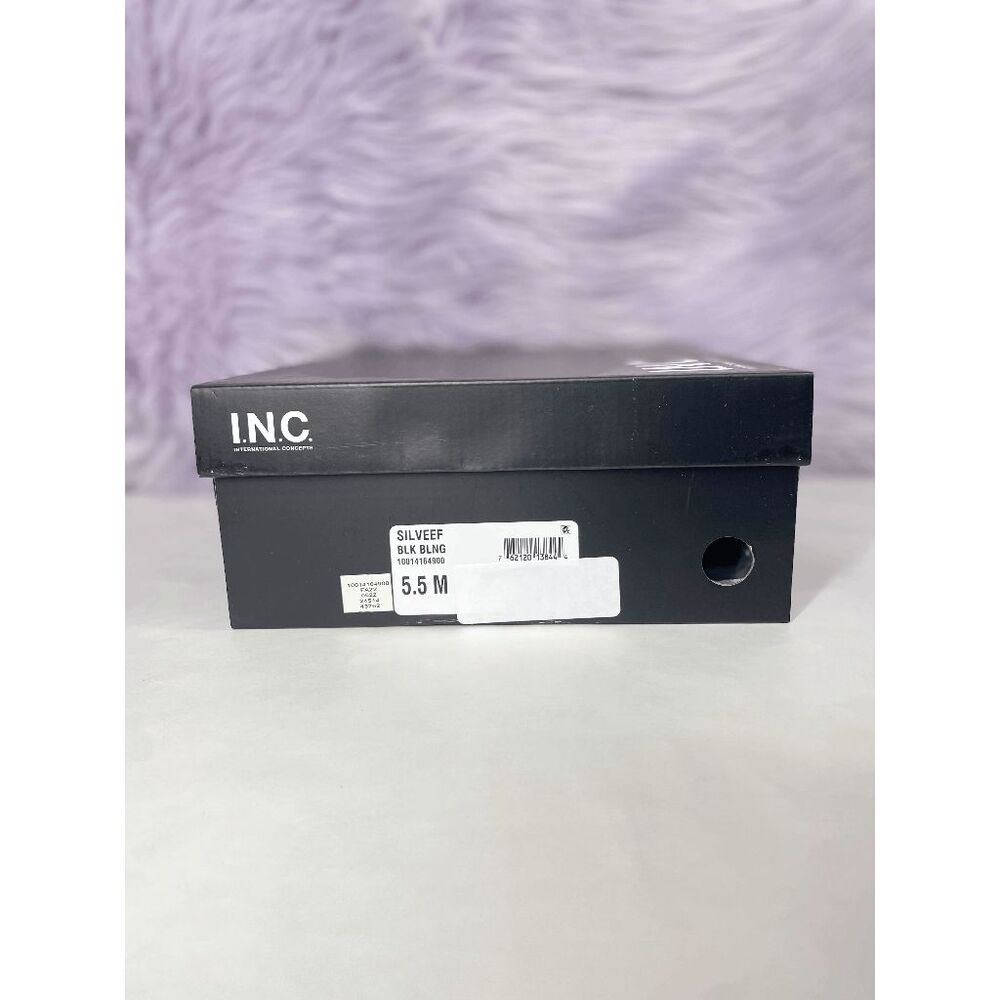 INC International Concepts Women's Silvee Bow Pumps - Black Bling 5.5M - Picture 6 of 7
